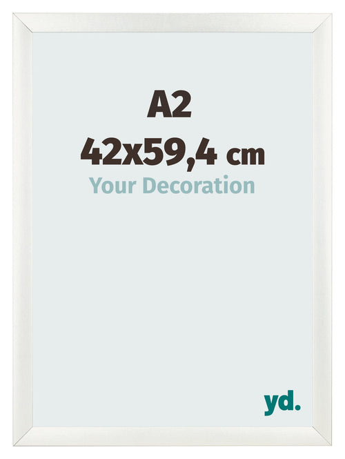 Cornice A2 - 42x59,4 cm - Bianco Spazzato - MDF - Pisa