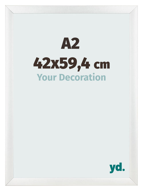 Cornice A2 - 42x59,4 cm - Bianco Lucente - MDF - Pisa