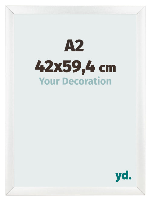 Cornice A2 - 42x59,4 cm - Bianco Opaco - MDF - Pisa