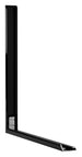 Kent Alluminio Cornice 25x25cm Nero Lucente Dettaglio Intersezione | Yourdecoration.it
