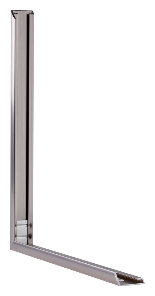 Kent Alluminio Cornice 29-7x42cm Platino Dettaglio Intersezione | Yourdecoration.it
