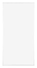 Kent Alluminio Cornice 30x60cm Bianco Lucente Davanti | Yourdecoration.it