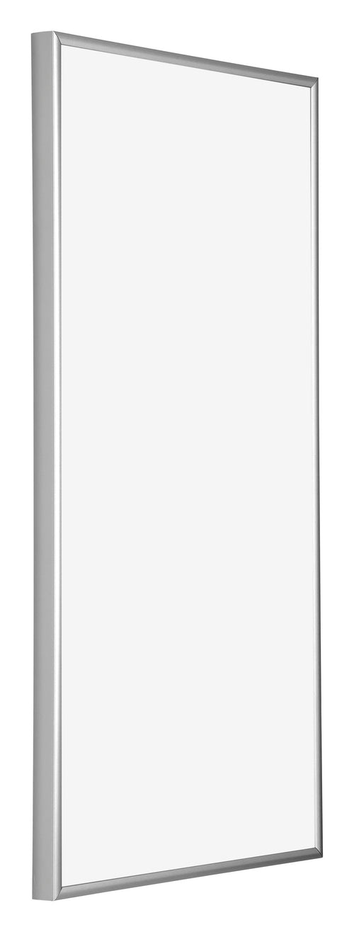 Kent Alluminio Cornice 40x80cm Argento Lucente Davanti Obliquo | Yourdecoration.it