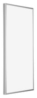 Kent Alluminio Cornice 40x80cm Argento Lucente Davanti Obliquo | Yourdecoration.it