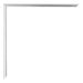 Kent Alluminio Cornice 40x80cm Argento Lucente Dettaglio Angolo | Yourdecoration.it