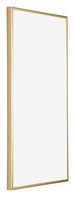 Kent Alluminio Cornice 40x80cm Oro Davanti Obliquo | Yourdecoration.it