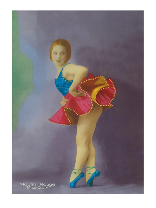 Stampa d'arte - Moulin Rouge Miss Dolly 30x40cm