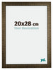 Leeds Legna Cornice 20x28cm Champagne Spazzolato Davanti Dimensione | Yourdecoration.it