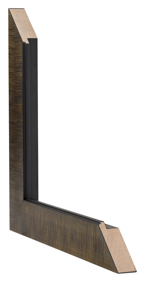 Leeds Legna Cornice 20x28cm Champagne Spazzolato Dettaglio Intersezione | Yourdecoration.it