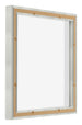 Lyon MDF Cornice a Cassetta 1 1 Argento Opaco Retro Obliquo | Yourdecoration.it