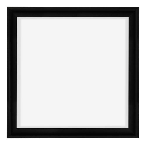 Lyon MDF Cornice a Cassetta 1 1 Nero Opaco Davanti | Yourdecoration.it
