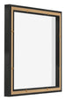 Lyon MDF Cornice a Cassetta 1 1 Nero Opaco Retro Obliquo | Yourdecoration.it