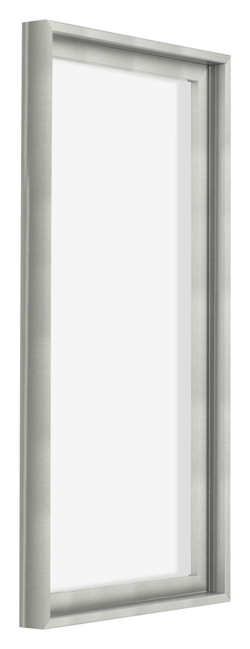 Lyon MDF Cornice a Cassetta 1 2 Argento Opaco Davanti Obliquo | Yourdecoration.it