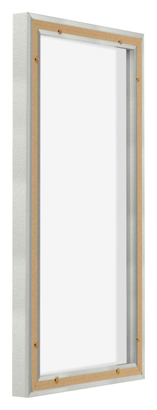 Lyon MDF Cornice a Cassetta 1 2 Argento Opaco Retro Obliquo | Yourdecoration.it