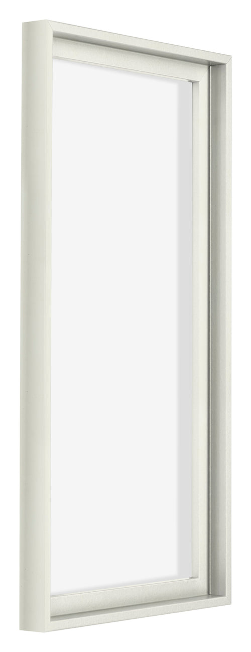 Lyon MDF Cornice a Cassetta 1 2 Bianco Opaco Davanti Obliquo | Yourdecoration.it
