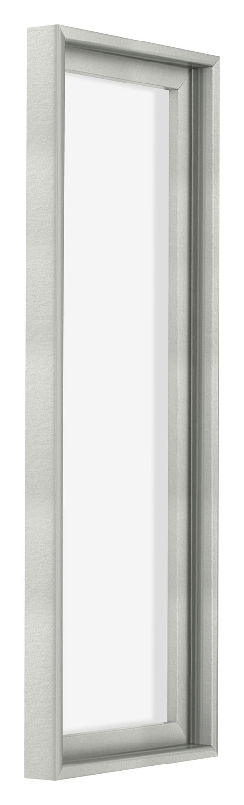 Lyon MDF Cornice a Cassetta 1 3 Argento Opaco Davanti Obliquo | Yourdecoration.it