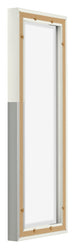 Lyon MDF Cornice a Cassetta 1 3 Bianco Opaco Retro Obliquo | Yourdecoration.it
