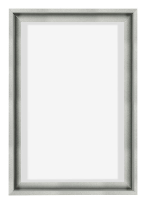 Lyon MDF Cornice a Cassetta 2 3 Argento Opaco Davanti | Yourdecoration.it