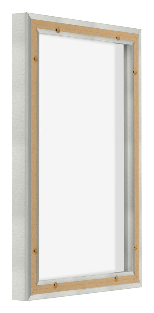Lyon MDF Cornice a Cassetta 2 3 Argento Opaco Retro Obliquo | Yourdecoration.it