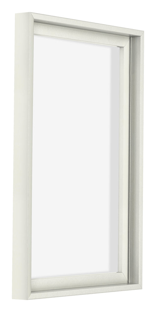 Lyon MDF Cornice a Cassetta 2 3 Bianco Opaco Davanti Obliquo | Yourdecoration.it