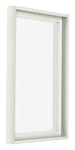Lyon MDF Cornice a Cassetta 2 3 Bianco Opaco Davanti Obliquo | Yourdecoration.it