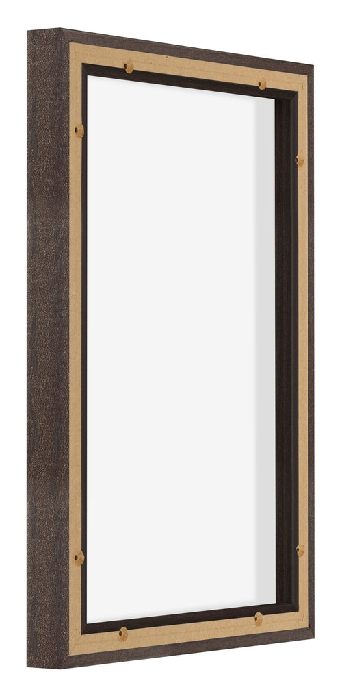 Lyon MDF Cornice a Cassetta 2 3 Quercia Scura Retro Obliquo | Yourdecoration.it