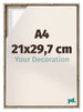 Lyon MDF Cornice a Cassetta 21x29 7cm A4 Rovere Davanti Dimensione | Yourdecoration.it