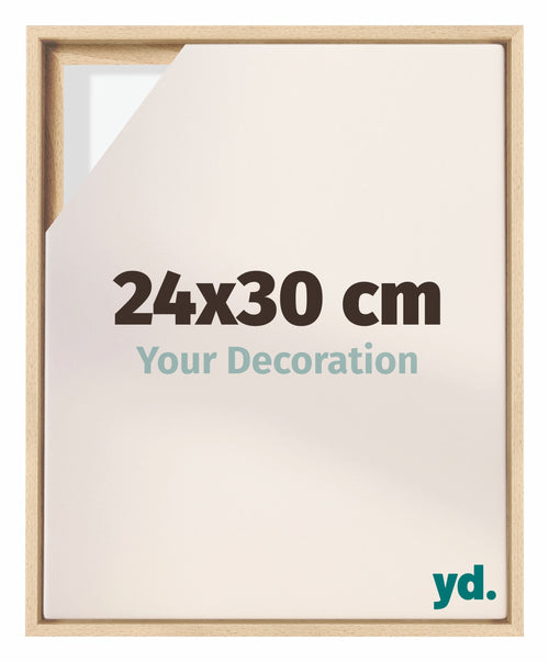 Lyon MDF Cornice a Cassetta 24x30cm Faggio Davanti Dimensione | Yourdecoration.it