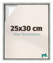Lyon MDF Cornice a Cassetta 25x30cm Argento Opaco Davanti Dimensione | Yourdecoration.it