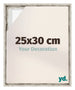 Lyon MDF Cornice a Cassetta 25x30cm Bianco Vintage Davanti Dimensione | Yourdecoration.it
