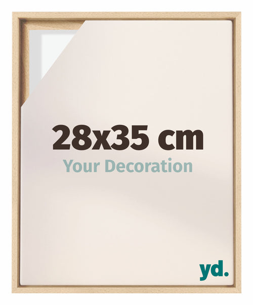Lyon MDF Cornice a Cassetta 28x35cm Faggio Davanti Dimensione | Yourdecoration.it