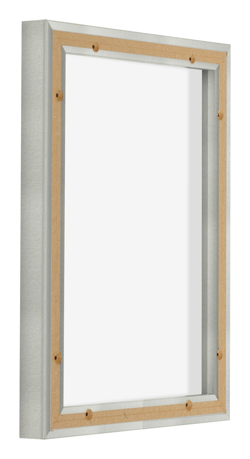 Lyon MDF Cornice a Cassetta 3 4 Argento Opaco Retro Obliquo | Yourdecoration.it