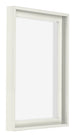 Lyon MDF Cornice a Cassetta 3 4 Bianco Opaco Davanti Obliquo | Yourdecoration.it