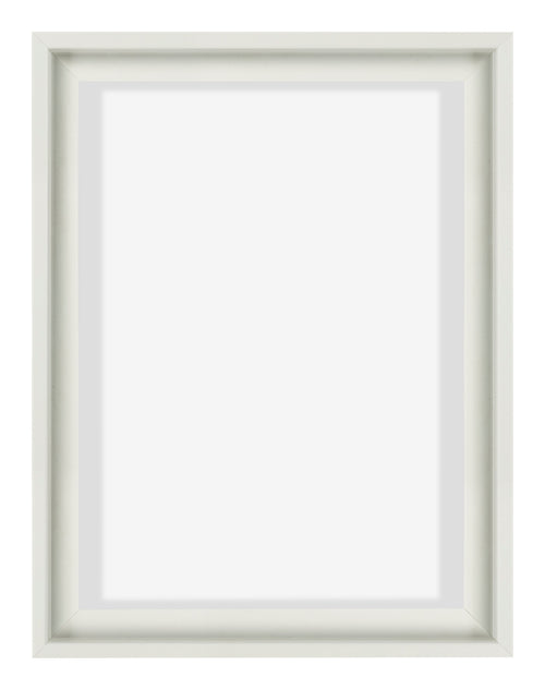 Lyon MDF Cornice a Cassetta 3 4 Bianco Opaco Davanti | Yourdecoration.it