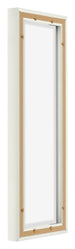 Lyon MDF Cornice a Cassetta 3 4 Bianco Opaco Retro Obliquo | Yourdecoration.it