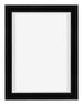 Lyon MDF Cornice a Cassetta 3 4 Nero Opaco Davanti | Yourdecoration.it