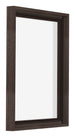 Lyon MDF Cornice a Cassetta 3 4 Quercia Scura Davanti Obliquo | Yourdecoration.it