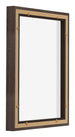 Lyon MDF Cornice a Cassetta 3 4 Quercia Scura Retro Obliquo | Yourdecoration.it