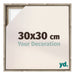 Lyon MDF Cornice a Cassetta 30x30cm Rovere Davanti Dimensione | Yourdecoration.it