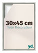 Lyon MDF Cornice a Cassetta 30x45cm Argento Opaco Davanti Dimensione | Yourdecoration.it