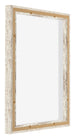 Lyon MDF Cornice a Cassetta 4 5 Bianco Vintage Retro Obliquo | Yourdecoration.it