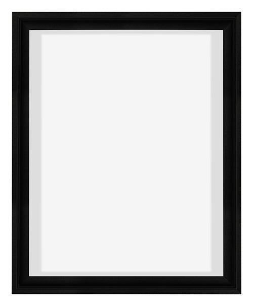 Lyon MDF Cornice a Cassetta 4 5 Nero Opaco Davanti | Yourdecoration.it