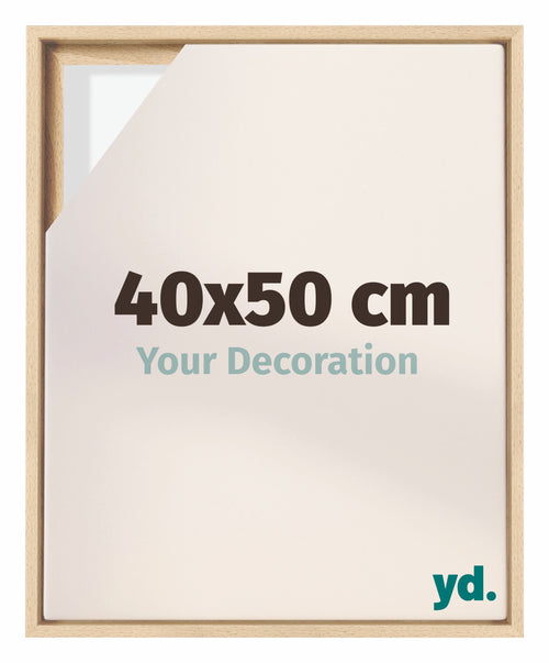 Lyon MDF Cornice a Cassetta 40x50cm Faggio Davanti Dimensione | Yourdecoration.it