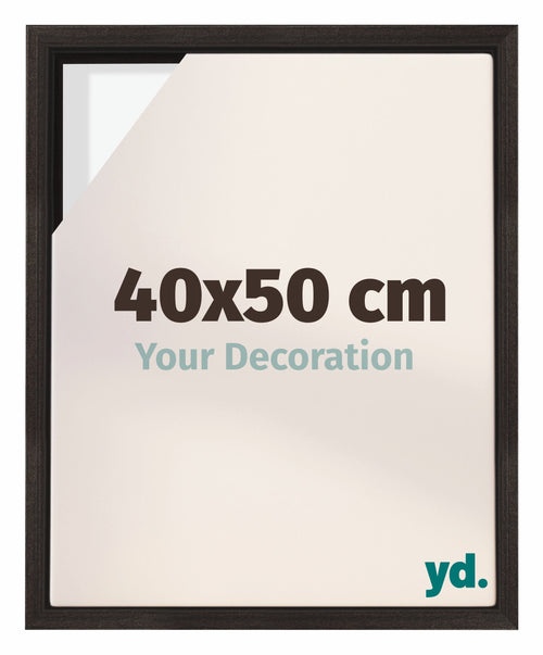 Lyon MDF Cornice a Cassetta 40x50cm Quercia Scura Davanti Dimensione | Yourdecoration.it
