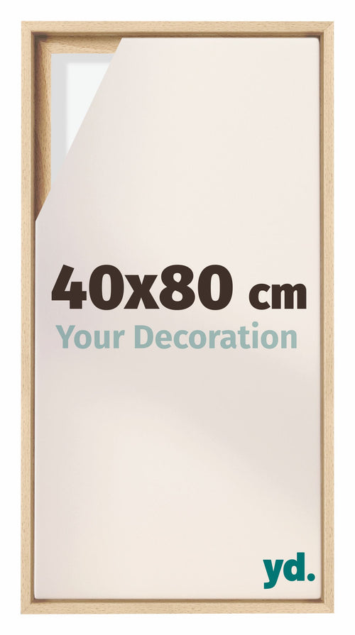 Lyon MDF Cornice a Cassetta 40x80cm Faggio Davanti Dimensione | Yourdecoration.it