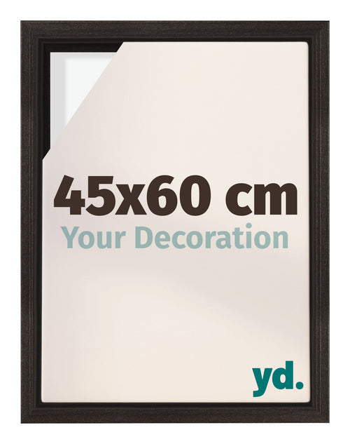 Lyon MDF Cornice a Cassetta 45x60cm Quercia Scura Davanti Dimensione | Yourdecoration.it