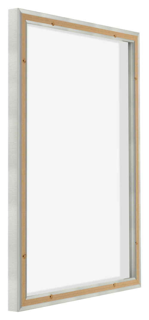 Lyon MDF Cornice a Cassetta 5 7 Argento Opaco Retro Obliquo | Yourdecoration.it