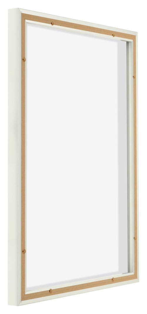 Lyon MDF Cornice a Cassetta 5 7 Bianco Opaco Retro Obliquo | Yourdecoration.it