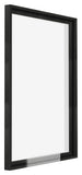 Lyon MDF Cornice a Cassetta 5 7 Nero Opaco Davanti Obliquo | Yourdecoration.it
