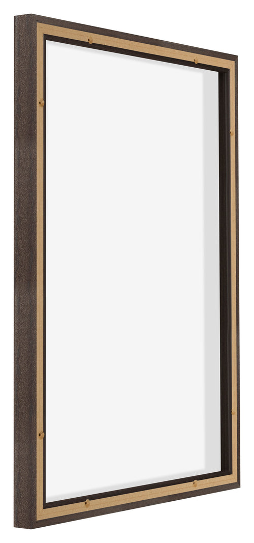 Lyon MDF Cornice a Cassetta 5 7 Quercia Scura Retro Obliquo | Yourdecoration.it